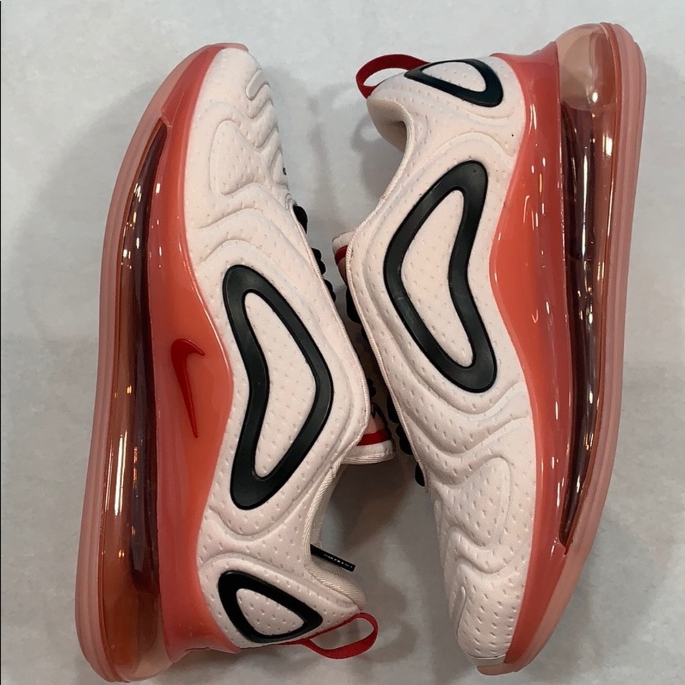 NIKE AIR MAX 720 Light Soft Pink/Gym Red - Picture 3 of 16